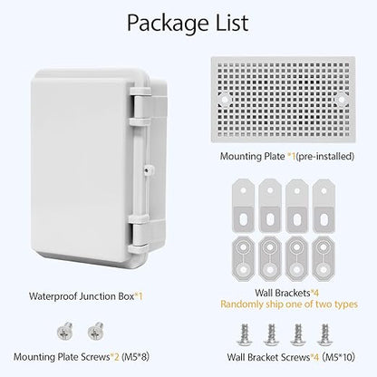 Junction Box, ABS Plastic IP65 Waterproof Dustproof Universal Electrical - Image 7