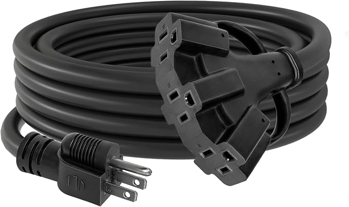 3FT 12/3 Outdoor Extension Cord by AHSGMK