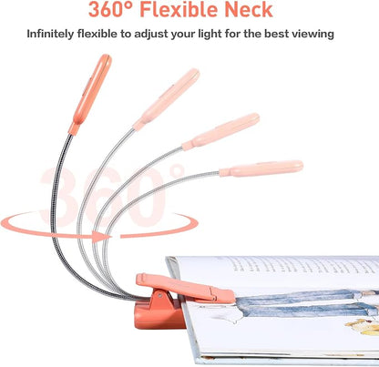 VAVOFO Rechargeable Book Light for Reading in Bed Kids, 7 LED Reading Light - Image 6