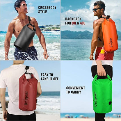 Unigear Dry Bag Waterproof, 2L/5L/10L/20L/30L/40L Floating and Lightweight Bags - Image 4