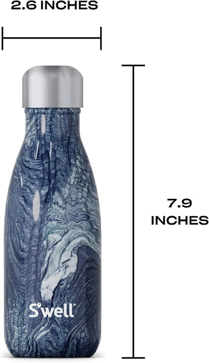 S'well Stainless Steel Water Bottle, Azurite Marble, Triple Layered Vacuum - Image 4