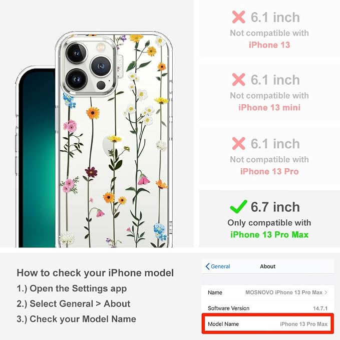 MOSNOVO Case for iPhone 13 Pro Max - Image 2