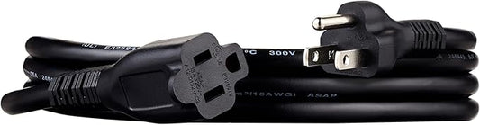 Amazon Basics Extension Cord, 3 Prong Outlet Extender, Indoor Power Cord by AmazonBasics