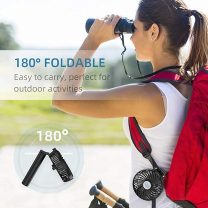 HandFan 10400mAh Handheld Fan Rechargeable, 40Hrs Long-Lasted Hand Fan - Image 6