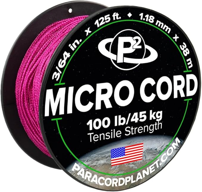 Paracord Planet Micro Paracord – Thin Braided Cord by ParacordPlanet