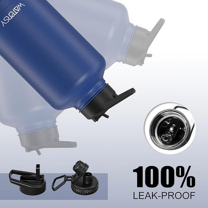 64oz Insulated Water Bottle, BPA Free&Leak Proof, Half Gallon Stainless Steel - Image 5