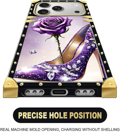for iPhone 17 Pro Max Case Luxury Golden Decoration - Image 5