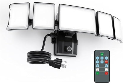 Olafus 120W Plug in Flood Lights Dusk to Dawn LED Outdoor Light by Olafus