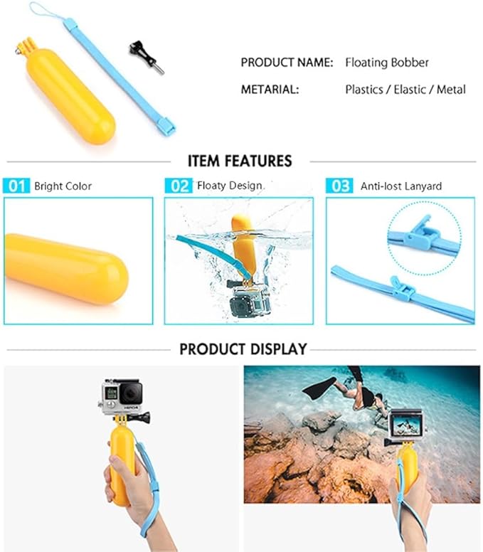 Reflex Camera 19-in-1 Action Camera Accessories Kit Compatible - Image 3