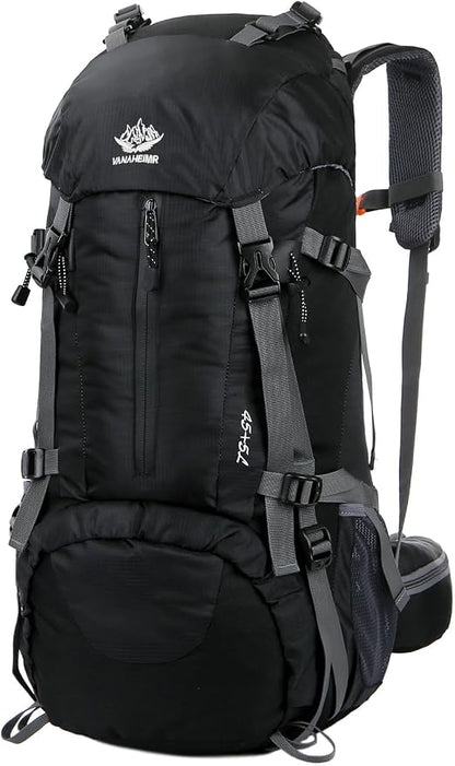 WoneNice 50L Waterproof Hiking Backpack by WoneNice
