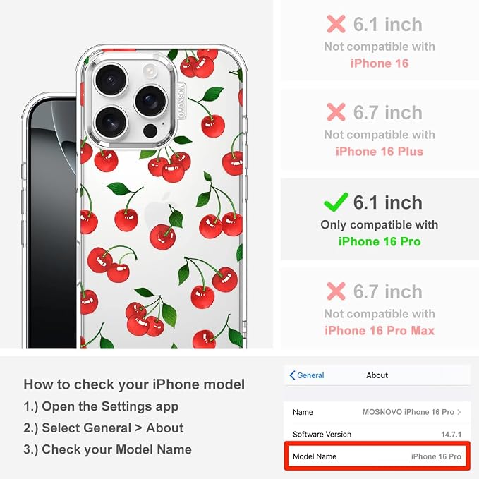 MOSNOVO Case for iPhone 16 Pro - Image 2