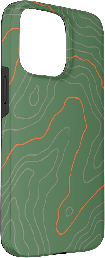 Backcountry Topo Guide Orange Lines Topographical Map Case - Image 3