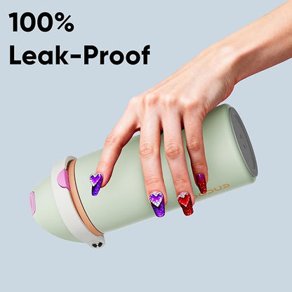 Insulated Water Bottle with Straw - Image 6