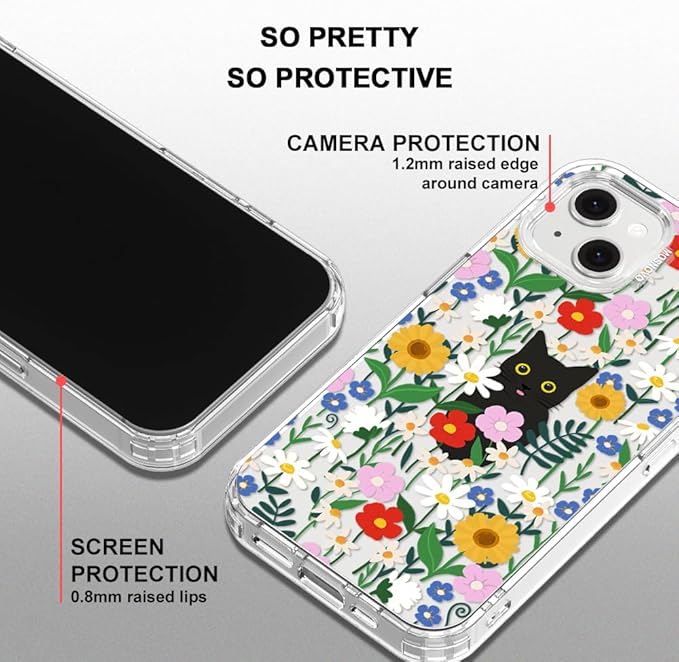 MOSNOVO for iPhone 13/14 Case | Military Grade 6.6ft Drop Tested | Clear - Image 5