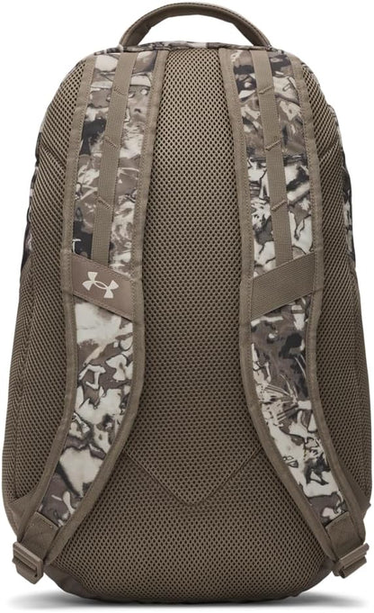 Under Armour Unisex Hustle 6.0 Backpack Taupe Dusk/Taupe Dusk/Summit White One - Image 2
