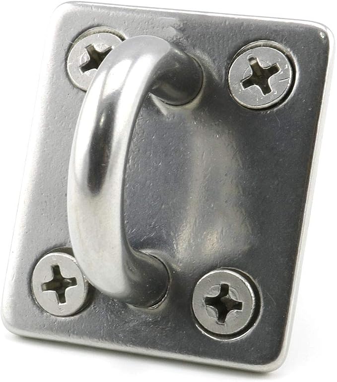 heyous 2 Set M8 Suspension Ceiling Wall Mount U Hook Anchor Hanger Stainless - Image 5