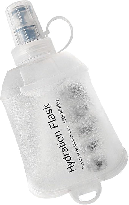 WILDREEDS 150ml Soft Flask, TPU Collapsible Soft Water Bottle by WILDREEDS