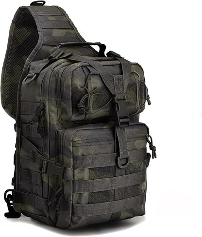 hopopower Tactical Sling Bag, Sport Bag Military Rover Shoulder Backpack EDC by Hopopower