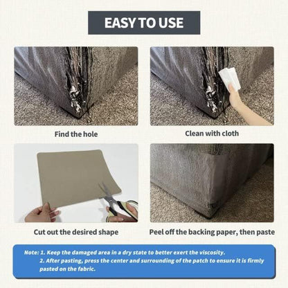 KING MOUNTAIN Canvas Repair Patch 9 x11 Inch 2 Pcs Self-Adhesive Waterproof - Image 6