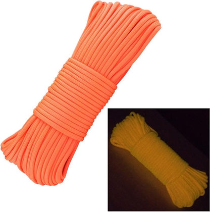 Glow in The Dark Zesty 550lb Paracord – 21 Strand Luminous Parachute Cord by WestCoastParacord