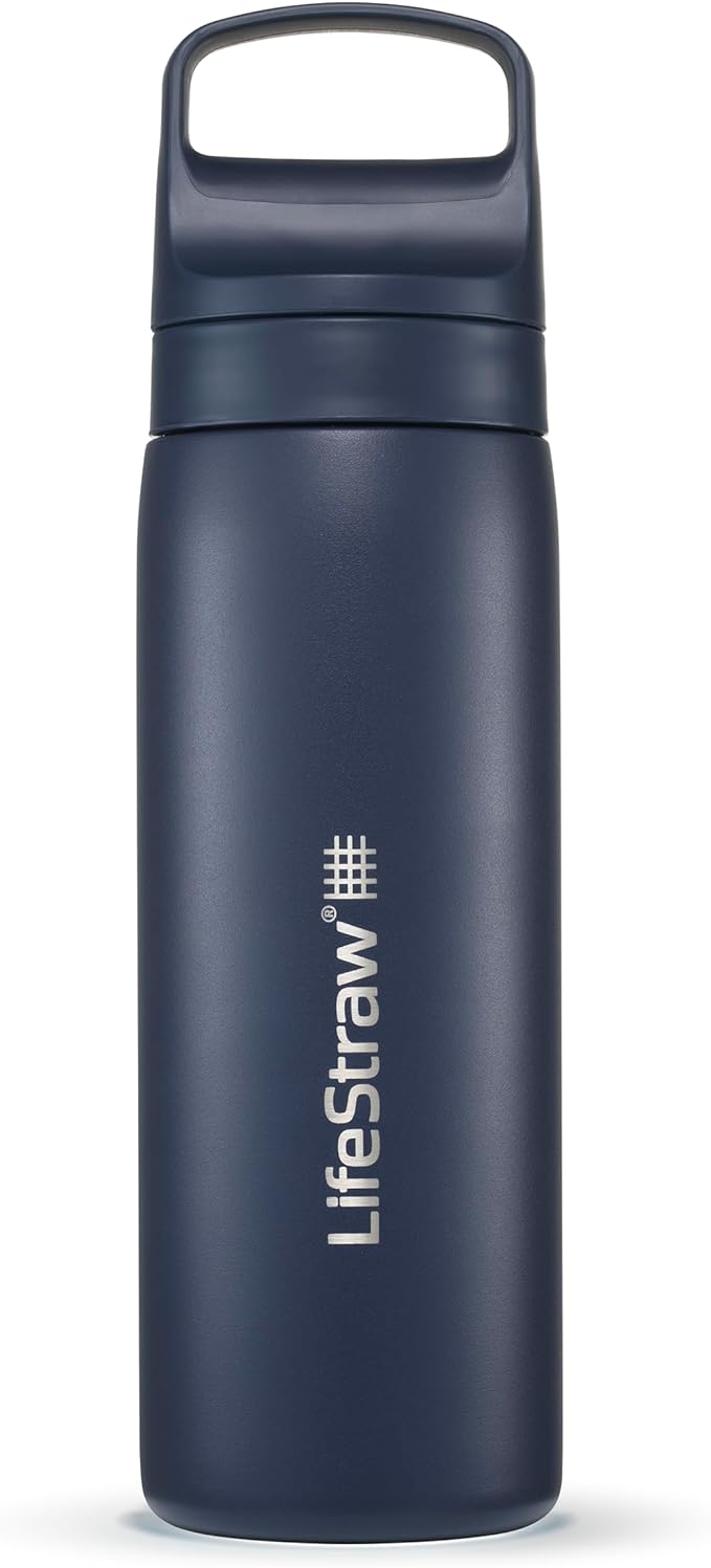 LifeStraw Go Series – Insulated Stainless Steel Water Filter Bottle by LifeStraw