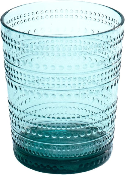 Beaded 15.6 oz Durable Acrylic Double Old Fashioned Drinking Glasses, - Image 2