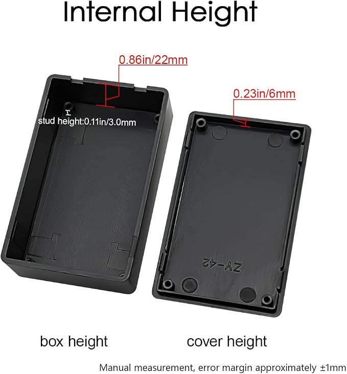 LeMotech 5 Pieces Plastic Project Boxes Junction Case - Image 4