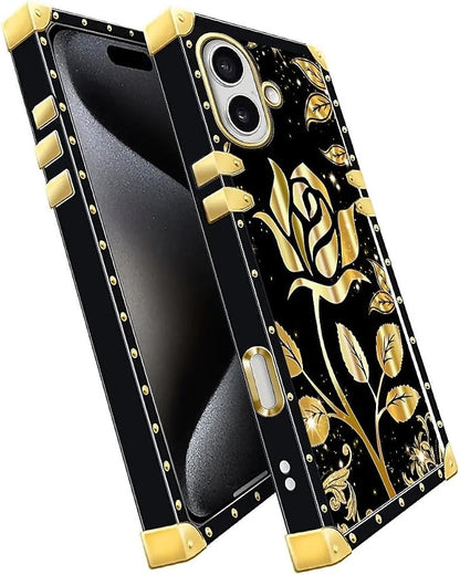 for iPhone 17 Case Luxury Golden Decoration - Image 3