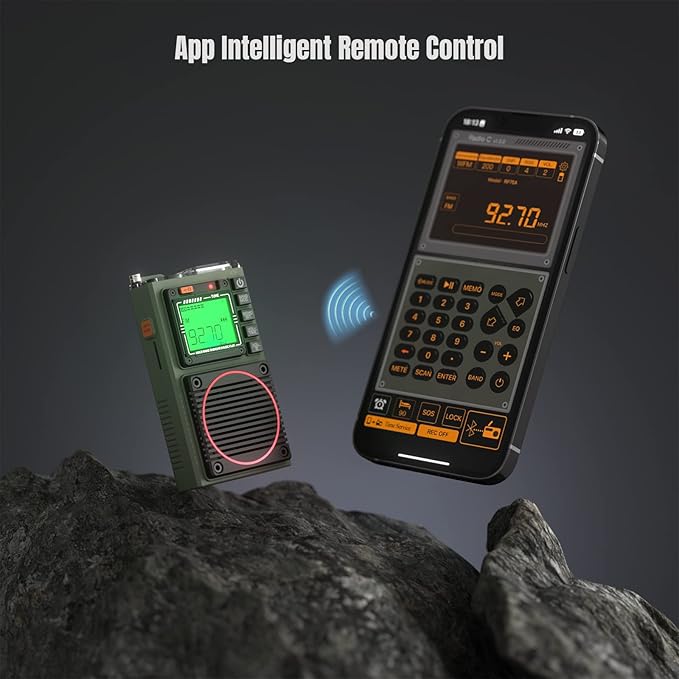 Raddy RF75A APP Control Shortwave Radio, Portable Shortwave Radios - Image 2