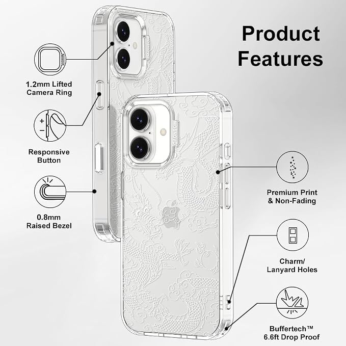 MOSNOVO for iPhone 17 Case | Military Grade 6.6ft Drop Tested | Camera Control - Image 7