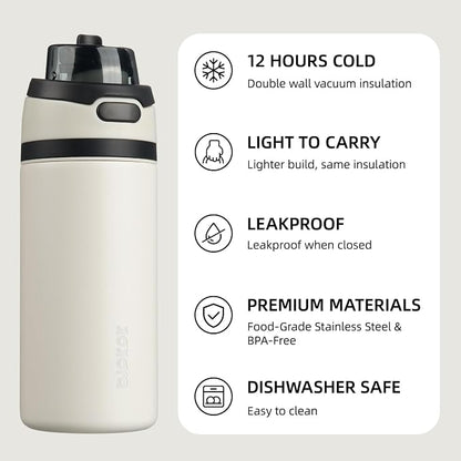 BJPKPK 17oz Insulated Water Bottle - Image 3
