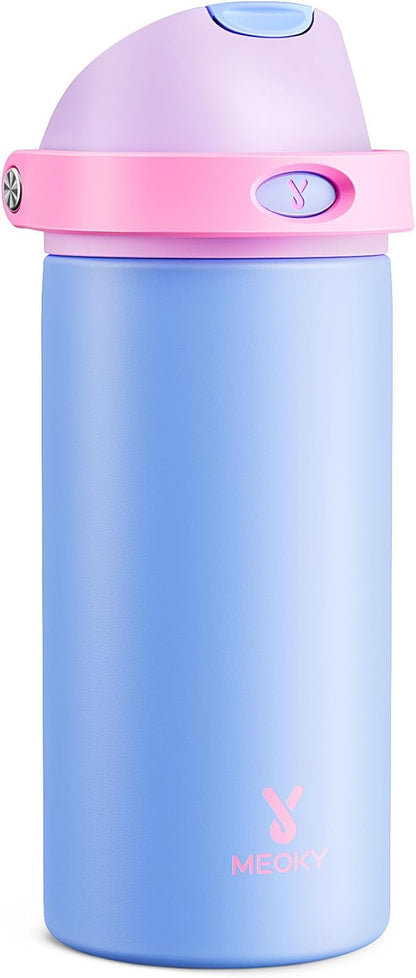 18 oz Insulated Water Bottle for Sports: Meoky Kids Water Bottle by MEOKY
