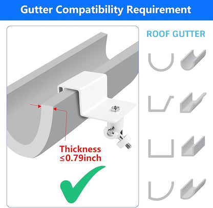 2Pack Gutter Mount Compatible - Image 4