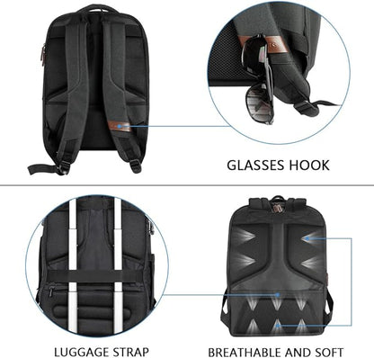 KROSER Laptop Backpack Large Computer Backpack Fits up to 17.3 Inch Laptop - Image 7