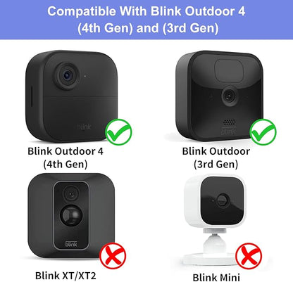 3 Pack Wall Mount for Blink Outdoor 4 and Outdoor, Weatherproof Protective - Image 2