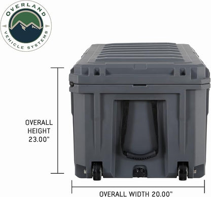 Overland Vehicle Systems 40100031 Dark Gray 169 QT Dry Box Storage - Image 3