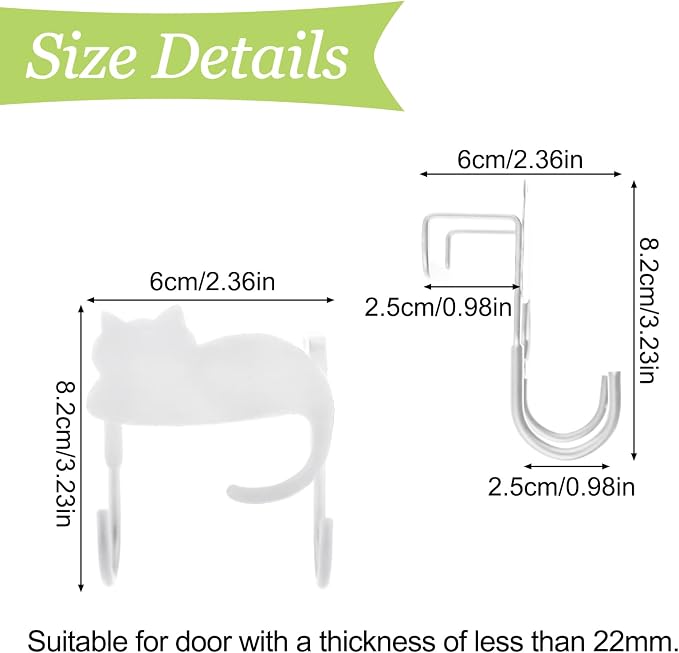 Over Cabinet Door Hooks - Image 2
