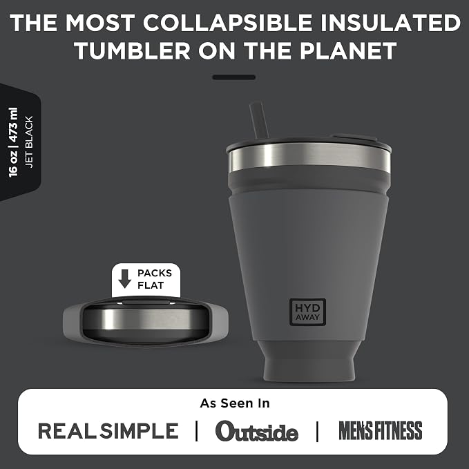 HYDAWAY 16oz Collapsible cup - Image 2