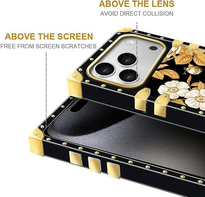 for iPhone 17 Pro Case Luxury Golden Decoration - Image 7