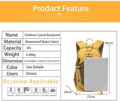 Small Hiking Backpack, 20L Lightweight Travel Backpacks - Image 2