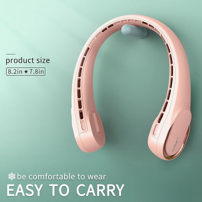 FrSara Neck Fan, Portable Personal Fan Strong Wind, Air Volume, 360° Cooling - Image 6