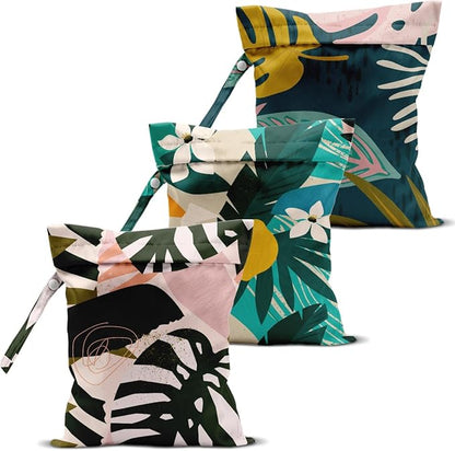 3 Pcs Wet Bag, Wet Dry Bag, Waterproof Aloha Bags, Small Laundry Bags, by zcyxuuw