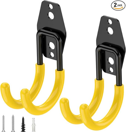 TICONN 2 Pack Heavy Duty Garage Hooks, Steel Utility Wall Storage Hooks by TICONN