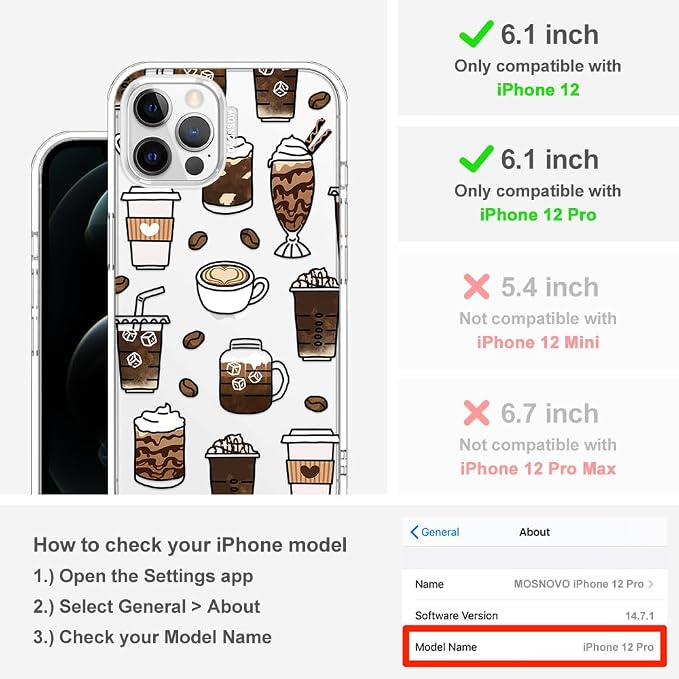 MOSNOVO Case for iPhone 12 & iPhone 12 Pro - Image 2