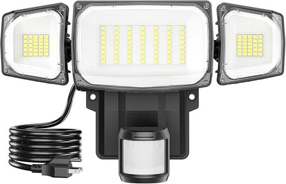 Olafus 70W Motion Sensor Outdoor Light Plug in, Motion Flood Light Dusk to Dawn by Olafus