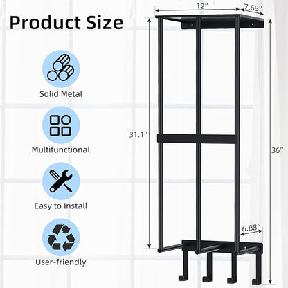 Camping Chair Wall Storage for Garage, Metal Camping Chair Storage Rack Wall - Image 5
