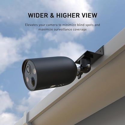 Holicfun Gutter Mount for Ring, and Arlo Outdoor Security Cameras, No-Drill - Image 2