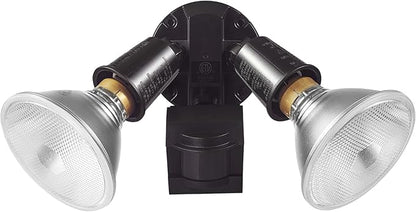 GLOBE Electric 240W Twin Head Motion Sensor Security Flood Light, 110° Detection by GlobeElectric