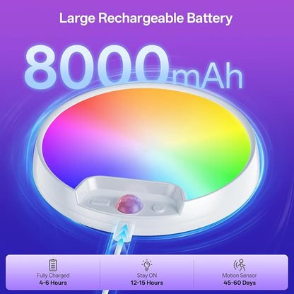 Homelist Rechargeable RGB Shower Light - Image 3
