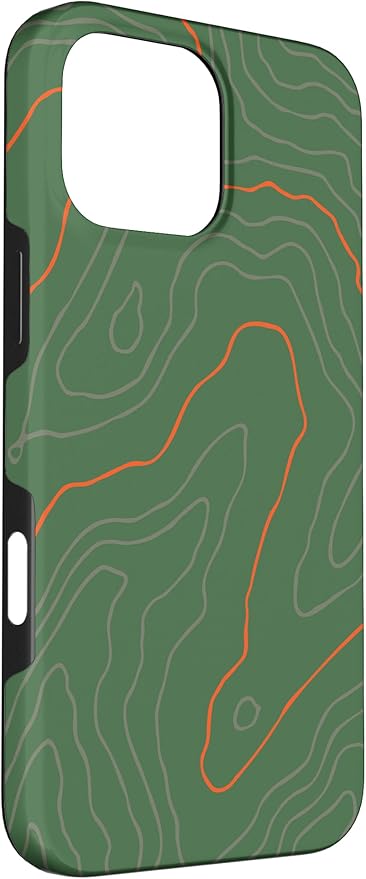 Backcountry Topo Guide Orange Lines Topographical Map Case - Image 3